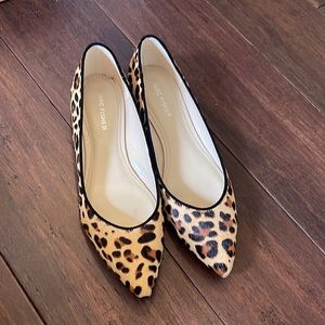 Marc Fisher Genuine Calf Hair Leopard Flats